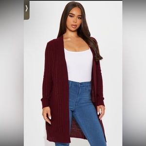 Throw it on Ribbed Cardigan